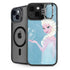 Disney Frozen Ice Blue Elsa Art iPhone 14 Kickstand Case