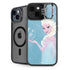 Disney Frozen Ice Blue Elsa Art iPhone 14 Plus Kickstand Case