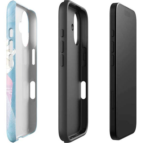 Disney Frozen Ice Blue Elsa Art iPhone 16 Impact Case