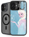 Disney Frozen Ice Blue Elsa Art iPhone 16 Kickstand Case