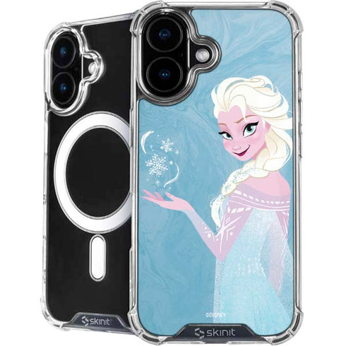 Disney Frozen Ice Blue Elsa Art iPhone 16 MagSafe Case