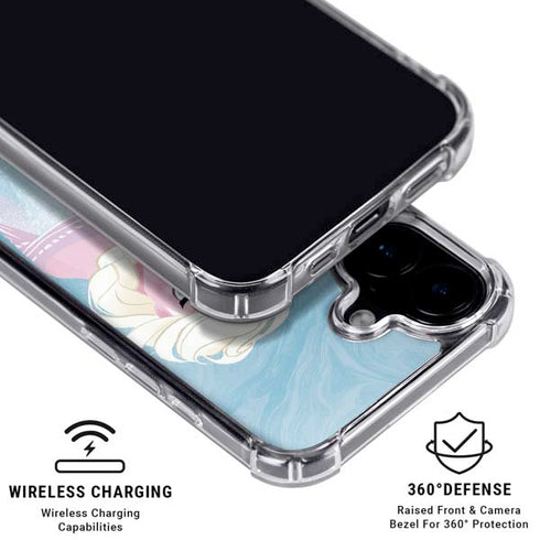 Disney Frozen Ice Blue Elsa Art iPhone 16 MagSafe Case