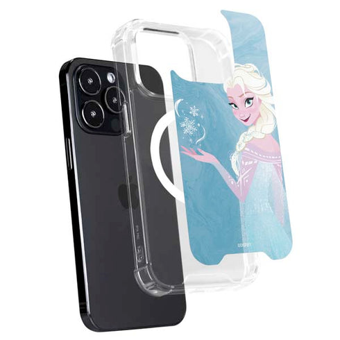 Disney Frozen Ice Blue Elsa Art iPhone 16 Pro MagSafe Case