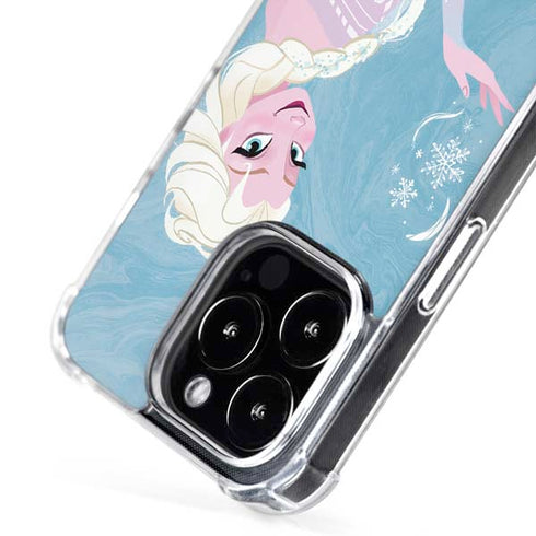Disney Frozen Ice Blue Elsa Art iPhone 16 Pro MagSafe Case