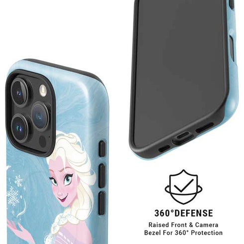 Disney Frozen Ice Blue Elsa Art iPhone 16 Pro Max Magsafe Impact Case