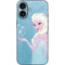 Disney Frozen Ice Blue Elsa Art iPhone 16 Skin