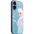 Disney Frozen Ice Blue Elsa Art iPhone 16 Skin