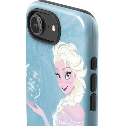 Disney Frozen Ice Blue Elsa Art iPhone 16e Impact Case