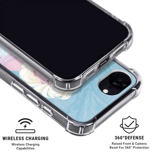 Disney Frozen Ice Blue Elsa Art iPhone 16e MagSafe Case