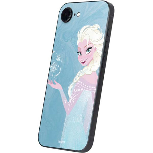 Disney Frozen Ice Blue Elsa Art iPhone 16e Skin