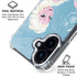 Disney Frozen Ice Blue Elsa Art iPhone 17 Clear Case