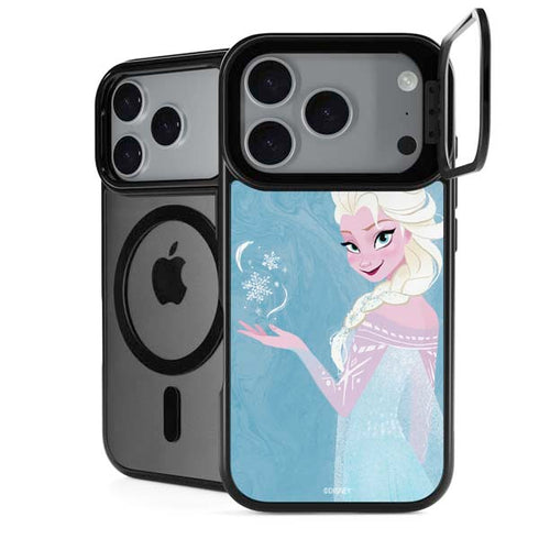 Disney Frozen Ice Blue Elsa Art iPhone 18 Pro Kickstand Case