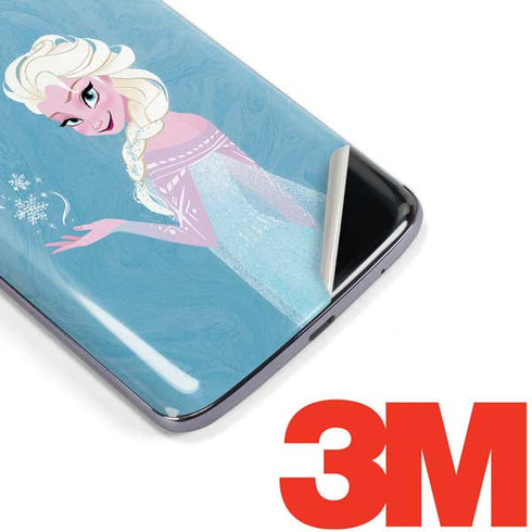 Disney Frozen Ice Blue Elsa Art Moto E5 Plus Skin