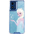 Disney Frozen Ice Blue Elsa Art Moto G 5G (2024) Clear Case