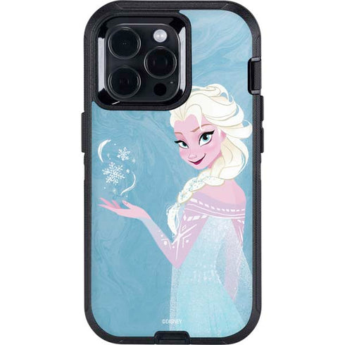 Disney Frozen Ice Blue Elsa Art Otterbox Defender iPhone Skin