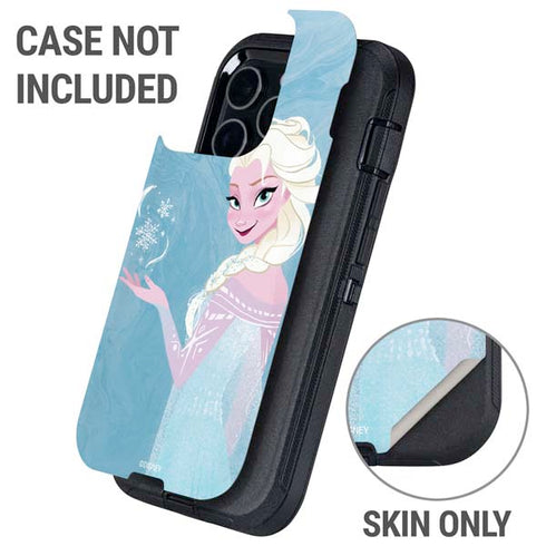 Disney Frozen Ice Blue Elsa Art Otterbox Defender iPhone Skin