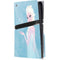 Disney Frozen Ice Blue Elsa Art PS5 Pro Disk Console Skin