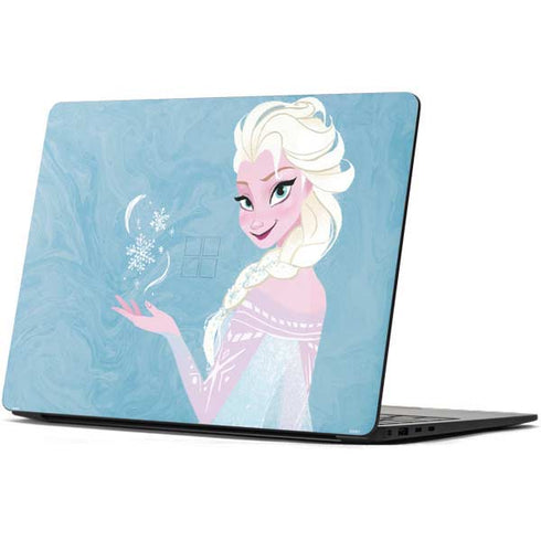 Disney Frozen Ice Blue Elsa Art Surface Laptop 7 13.8in Skin