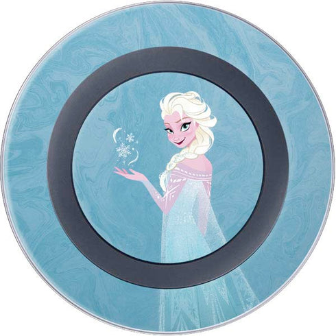 Disney Frozen Ice Blue Elsa Art Wireless Charger Skin