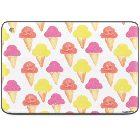 Bouffants and Broken Hearts Ice Cream HP Chromebook Skin