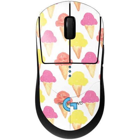 Bouffants and Broken Hearts Ice Cream G Pro Wireless Gaming Mouse Skin