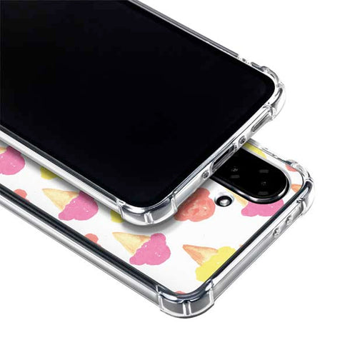 Bouffants and Broken Hearts Ice Cream Galaxy A36 5G Clear Case