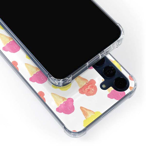 Bouffants and Broken Hearts Ice Cream Galaxy A55 5G Clear Case