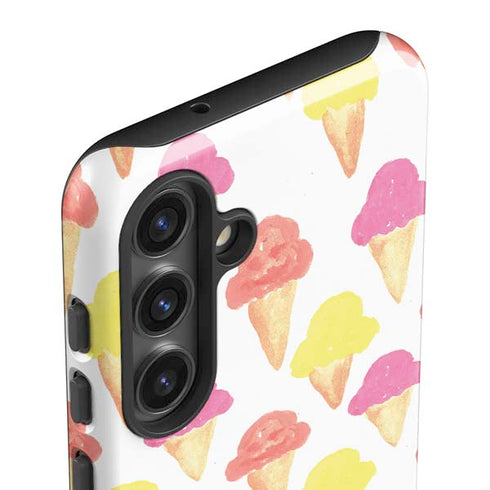 Bouffants and Broken Hearts Ice Cream Galaxy S25 Plus Impact Case