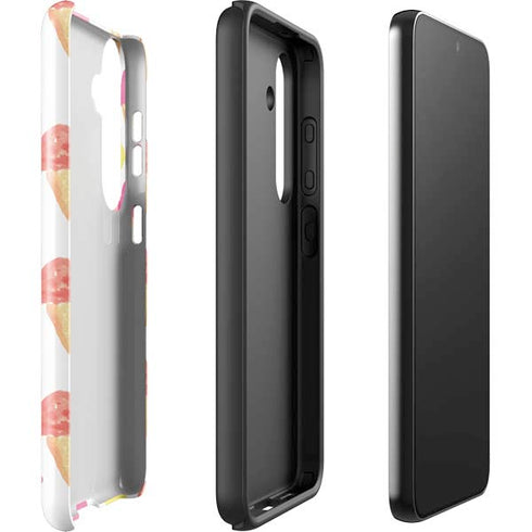 Bouffants and Broken Hearts Ice Cream Galaxy S25 Plus Impact Case