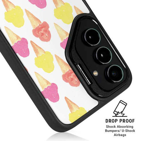 Bouffants and Broken Hearts Ice Cream Galaxy S25 Plus Kickstand Case