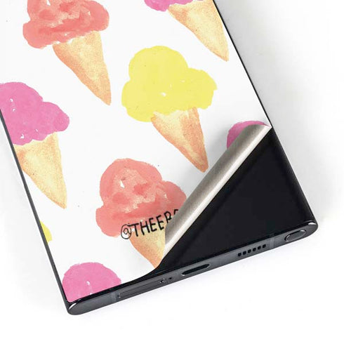Bouffants and Broken Hearts Ice Cream Galaxy S25 Ultra Skin
