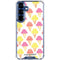 Bouffants and Broken Hearts Ice Cream Galaxy S25 Clear Case
