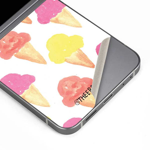 Bouffants and Broken Hearts Ice Cream Galaxy Z Flip6 Skin