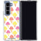 Bouffants and Broken Hearts Ice Cream Galaxy Z Fold5 5G Clear Case