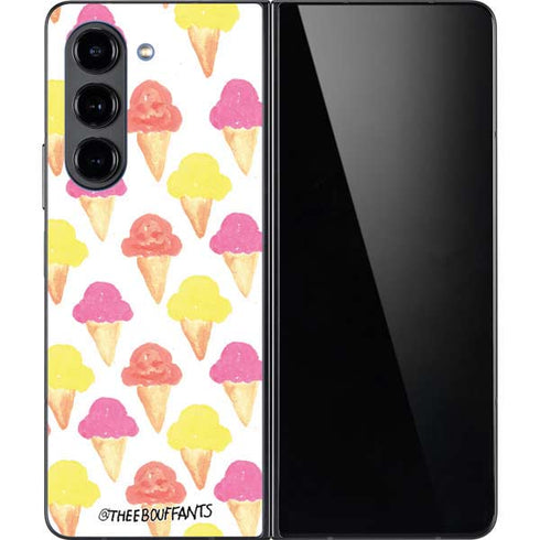 Bouffants and Broken Hearts Ice Cream Galaxy Z Fold5 5G Skin