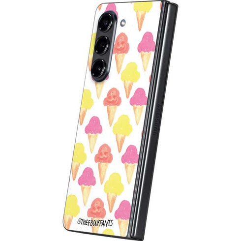Bouffants and Broken Hearts Ice Cream Galaxy Z Fold5 5G Skin