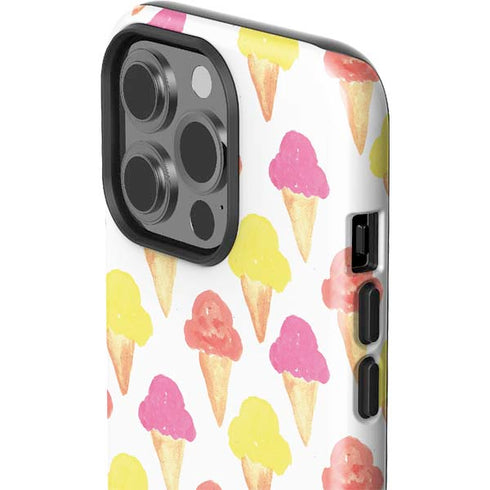 Bouffants and Broken Hearts Ice Cream iPhone 15 Pro Impact Case