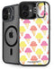Bouffants and Broken Hearts Ice Cream iPhone 16 Kickstand Case