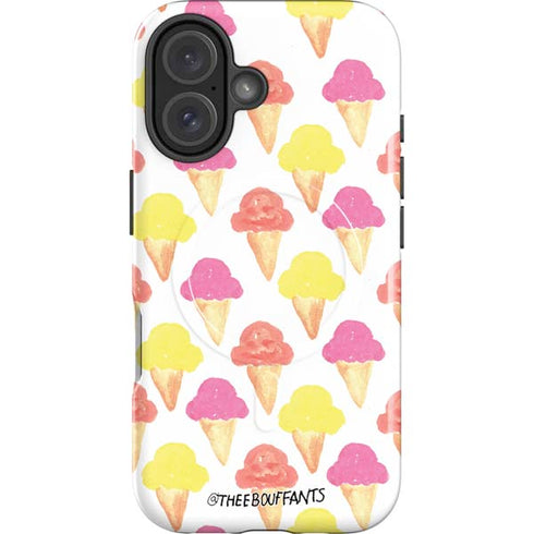 Bouffants and Broken Hearts Ice Cream iPhone 16 Magsafe Impact Case