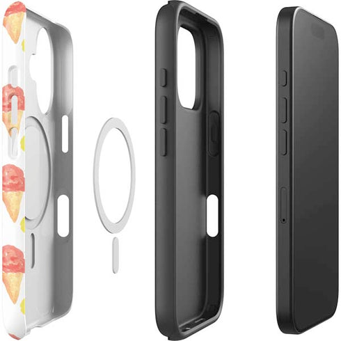 Bouffants and Broken Hearts Ice Cream iPhone 16 Magsafe Impact Case