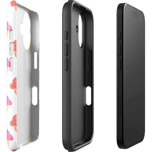 Bouffants and Broken Hearts Ice Cream iPhone 16 Plus Impact Case