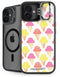 Bouffants and Broken Hearts Ice Cream iPhone 16 Plus Kickstand Case