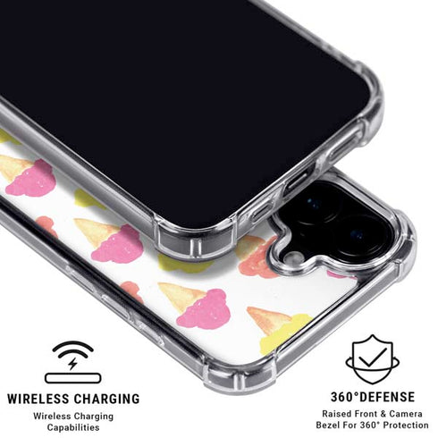 Bouffants and Broken Hearts Ice Cream iPhone 16 Plus MagSafe Case
