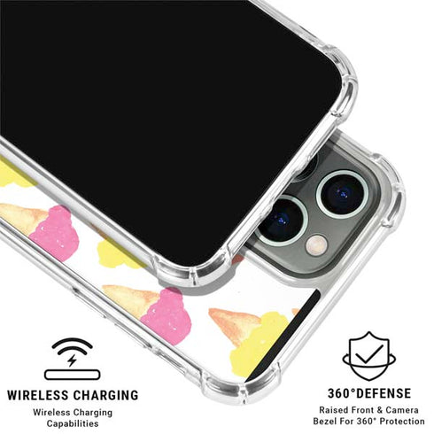 Bouffants and Broken Hearts Ice Cream iPhone 16 Pro Max Clear Case