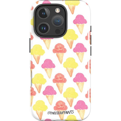 Bouffants and Broken Hearts Ice Cream iPhone 16 Pro Max Impact Case