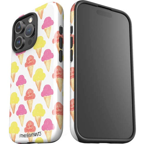 Bouffants and Broken Hearts Ice Cream iPhone 16 Pro Max Impact Case