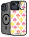 Bouffants and Broken Hearts Ice Cream iPhone 16e Kickstand Case