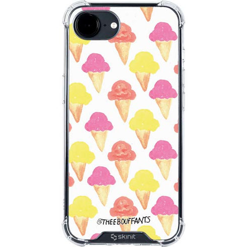 Bouffants and Broken Hearts Ice Cream iPhone 16e Clear Case
