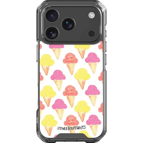 Bouffants and Broken Hearts Ice Cream iPhone 18 Pro Clear Case