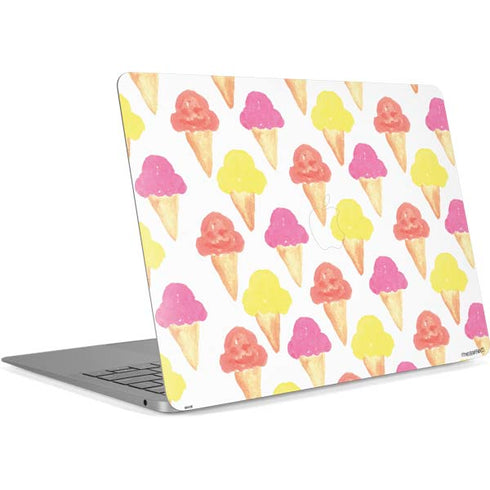 Bouffants and Broken Hearts Ice Cream Apple MacBook Air Skin